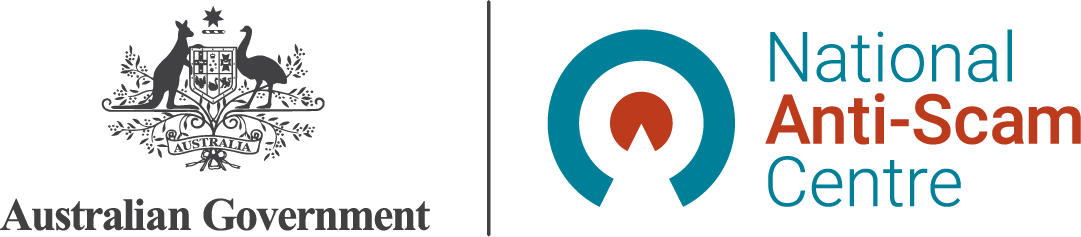 The Australian Government's National Anti-Scam Centre logo