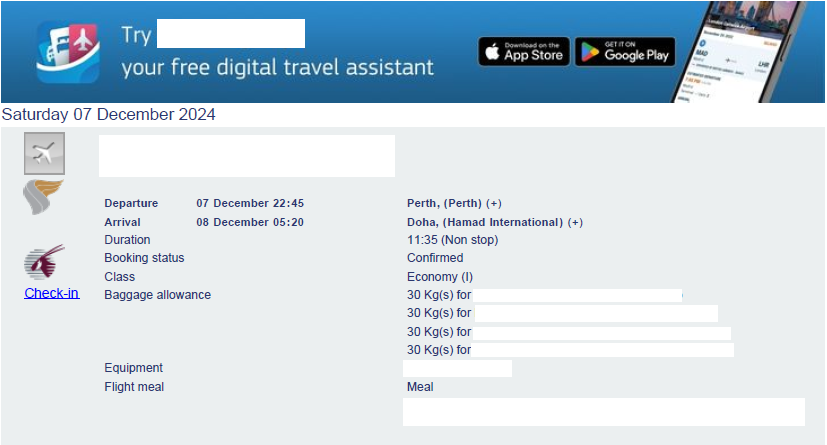 Scam travel website Fake digital travel assistant website used by scammers